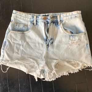 Boohoo denim shorts